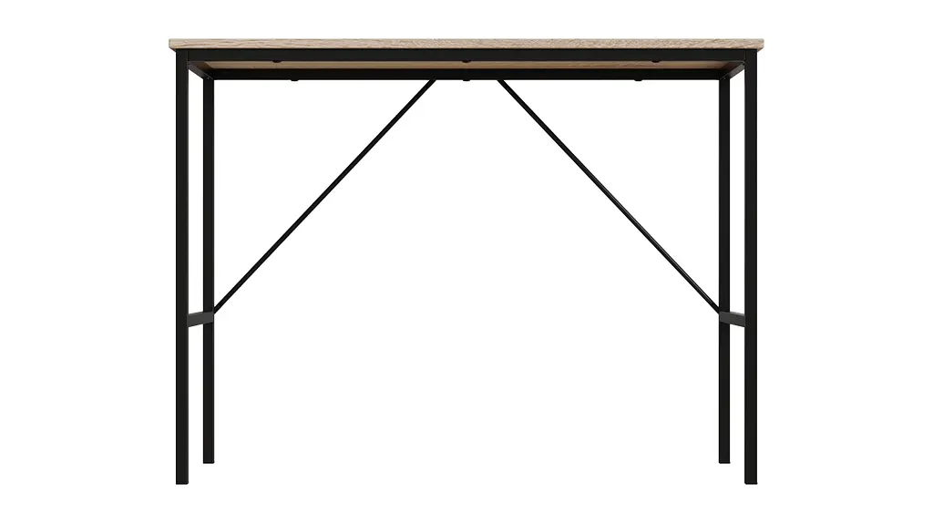Стіл письмовий Line Тайм Ferrum-decor 750x1000x500 Чорний метал ДСП Дуб Сонома 16 мм (FRD-104867) - фото 2