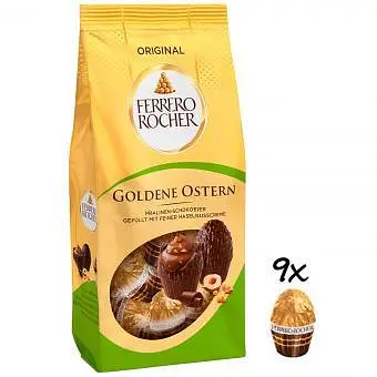Шоколадні цукерки Ferrero Rocher Golden Easter 90g - фото 2