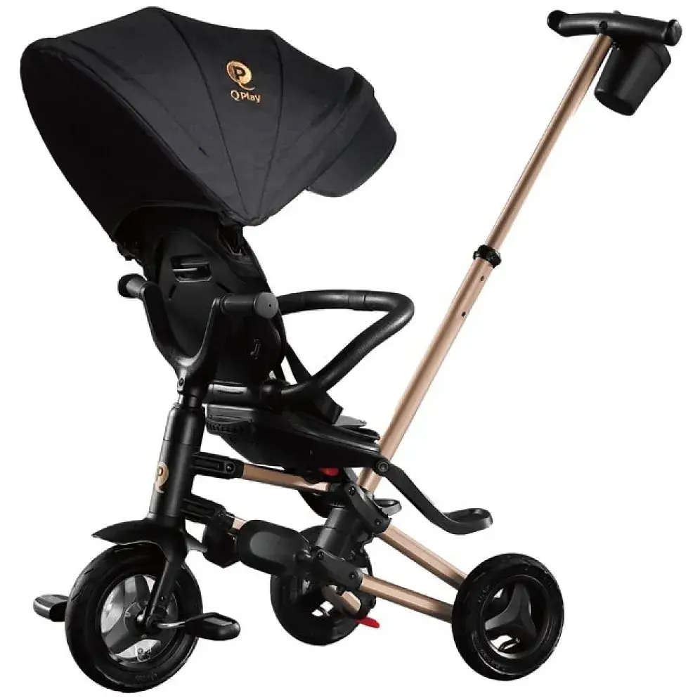 Велосипед складаний триколісний дитячий Qplay Nova+ Rubber Exclusive Gold (S700-13Nova+RubberGold) - фото 2