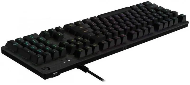 Клавiатура Logitech G512 Carbon Lightsync RGB Mechanical with GX Brown switches Black (920-009352) - фото 3