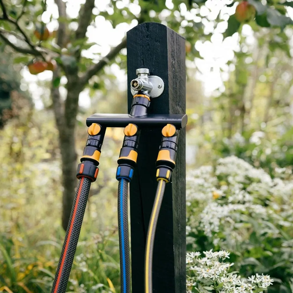 Трійник для крана Fiskars Comfort 3 виходи (1070578) - фото 3