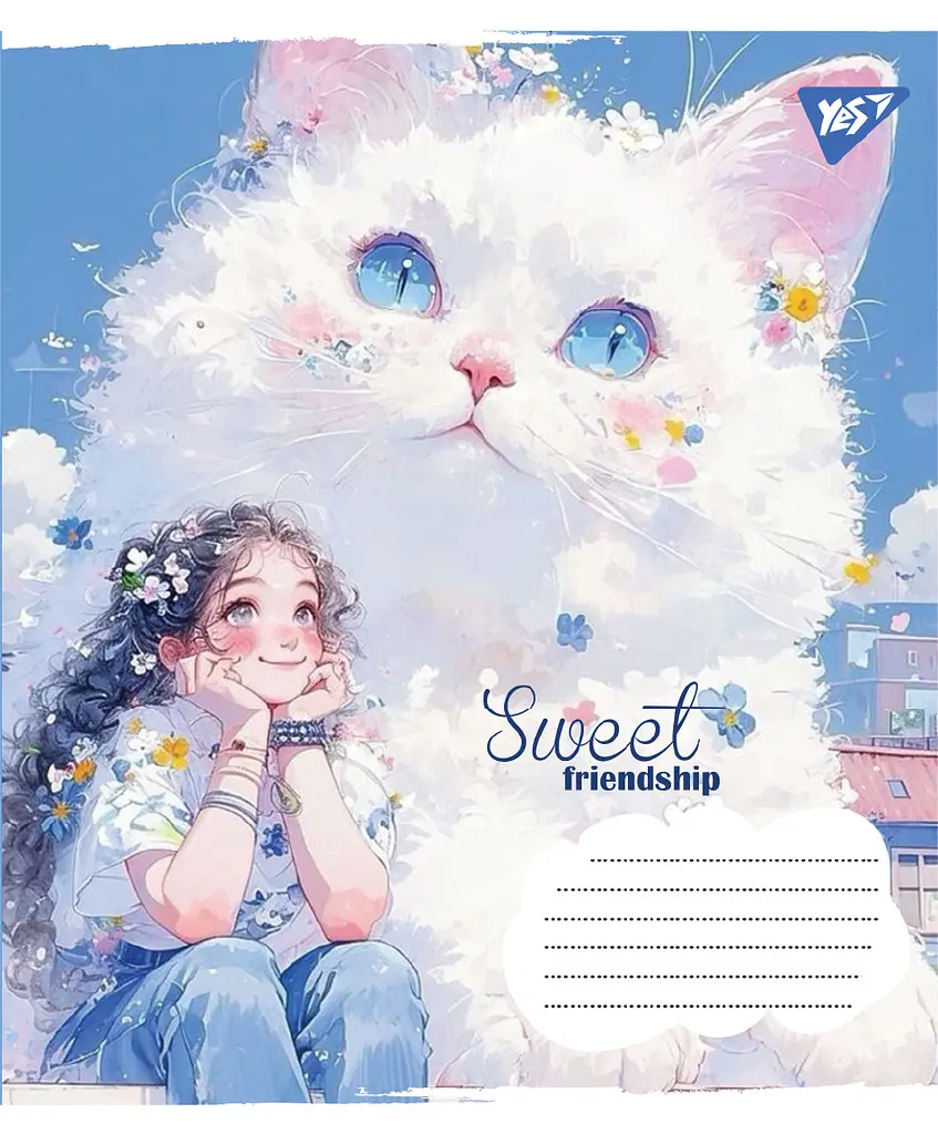 Набір зошитів шкільних YES А5/12 лінія Sweet Friendship 25 шт (767862) - фото 6
