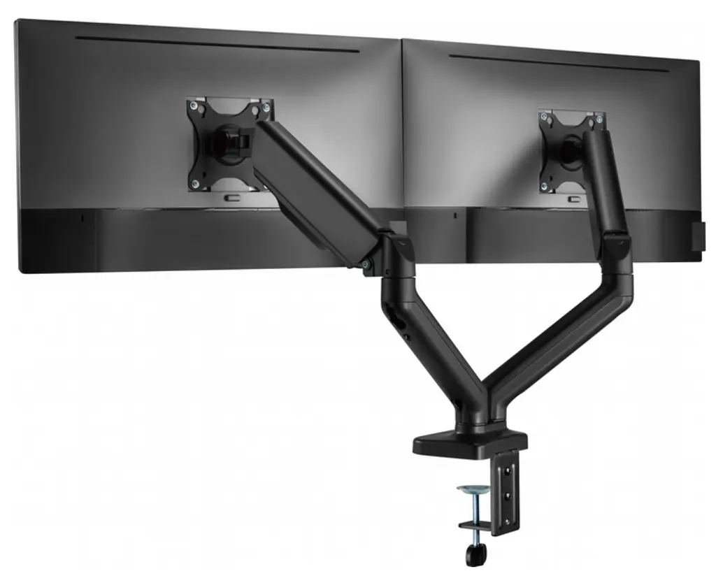 Кронштейн настольный для двух мониторов 17-32 дюйма OfficePro OPMA-412 Black - фото 5