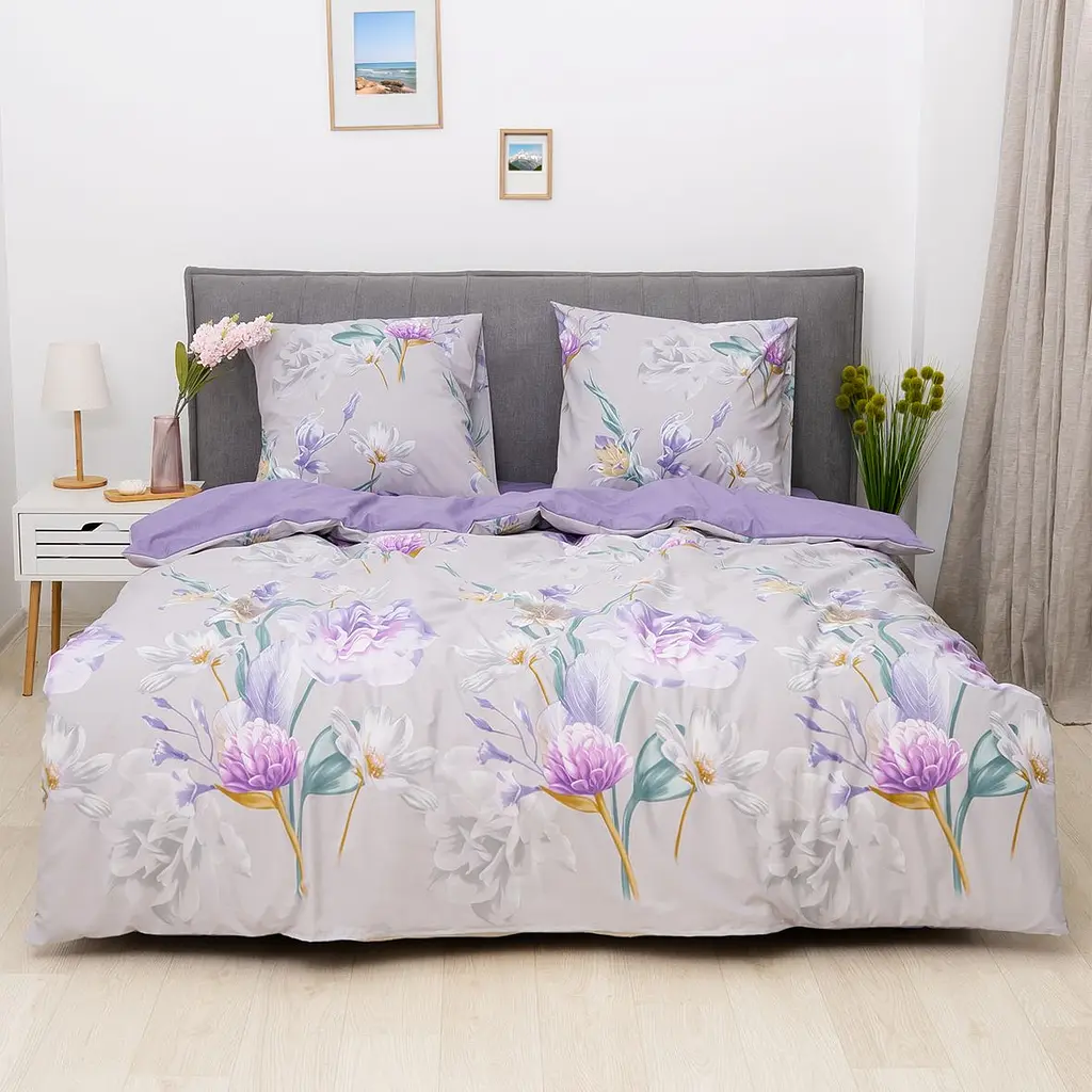 Комплект постільної білизни Isleep євро ранфорс 25362-ev-r180 - фото 2