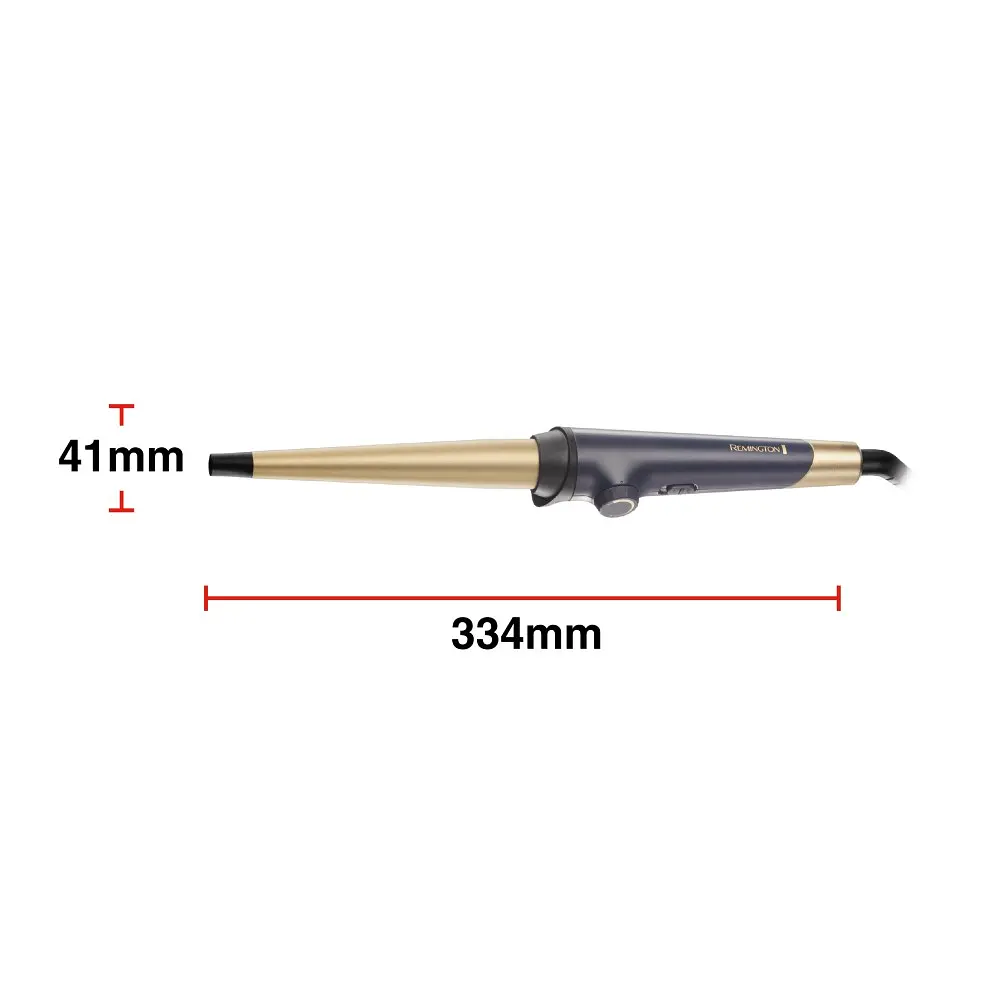 Плойка Remington Sapphire Luxe, конусна, D -13-25 mm, 130-200С, чохол, кераміка, сапфіровий - фото 4