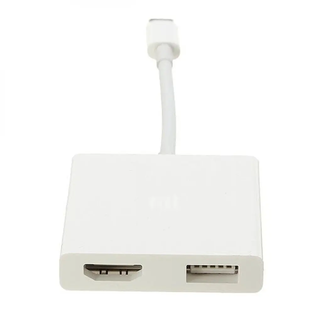 Хаб кабель-переходник Xiaomi USB Type-C - HDMI ZJQ01TM - фото 6