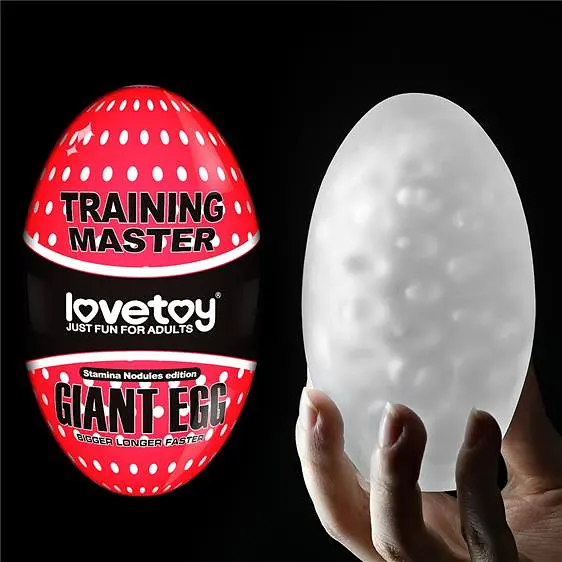 Мастурбатор Traning Master Giant Egg Masturbator Red - фото 2