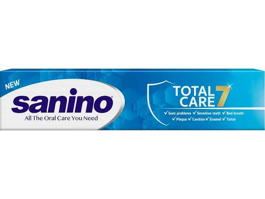 Зубна паста SANINO 50 мл Тotal care комплексний догляд