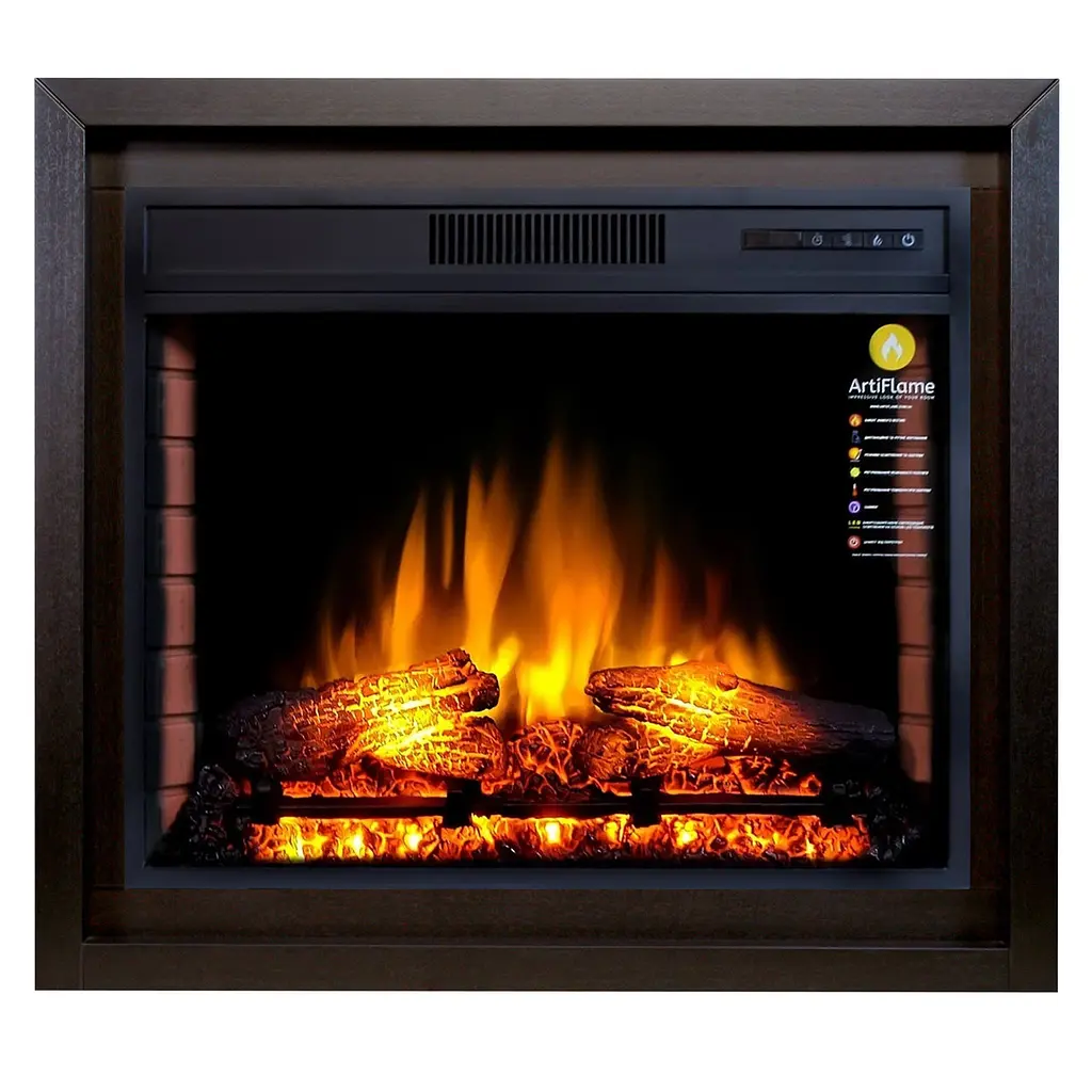 Камінокомплект ArtiFlame BRONX AF28S ВЕНГЕ (зі звуком) - фото 2