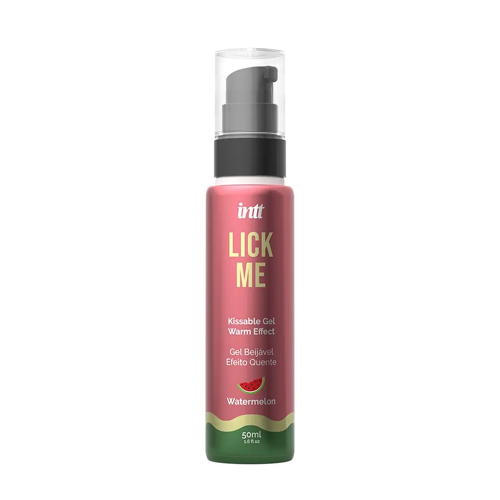 Гель для оральних пестощів із зігрівальним ефектом INTT Lick Me Kissable Gel Watermelon 50 мл