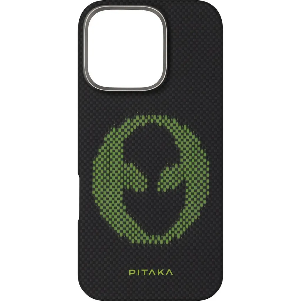 Чохол Pitaka MagEZ Tactile Woven Aries для Apple iPhone 16 Pro Alien [KI1601AL] [136820] - фото 5