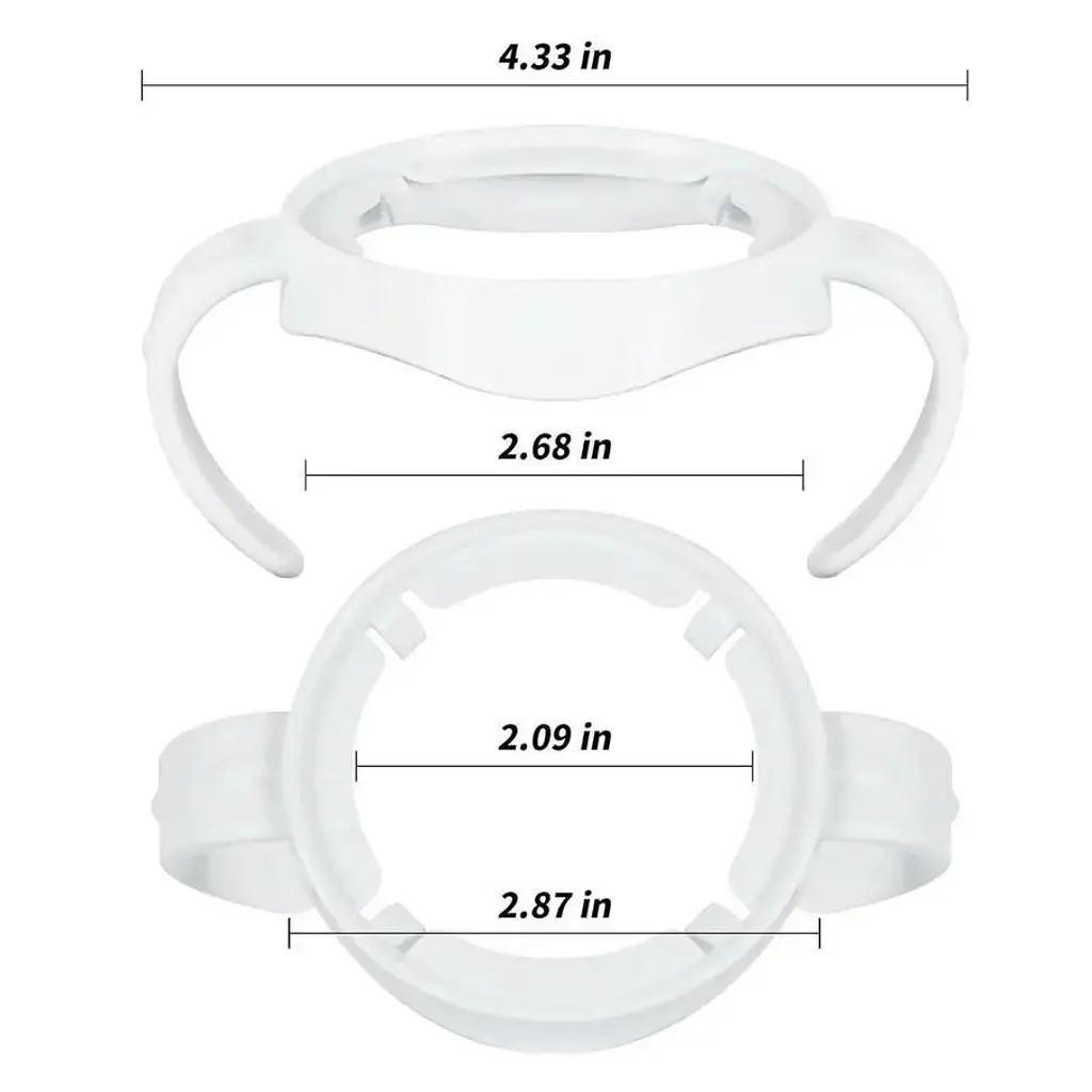 Універсальні ручки для дитячих пляшечок Philips Avent, білий колір (2 шт.) набір - фото 2