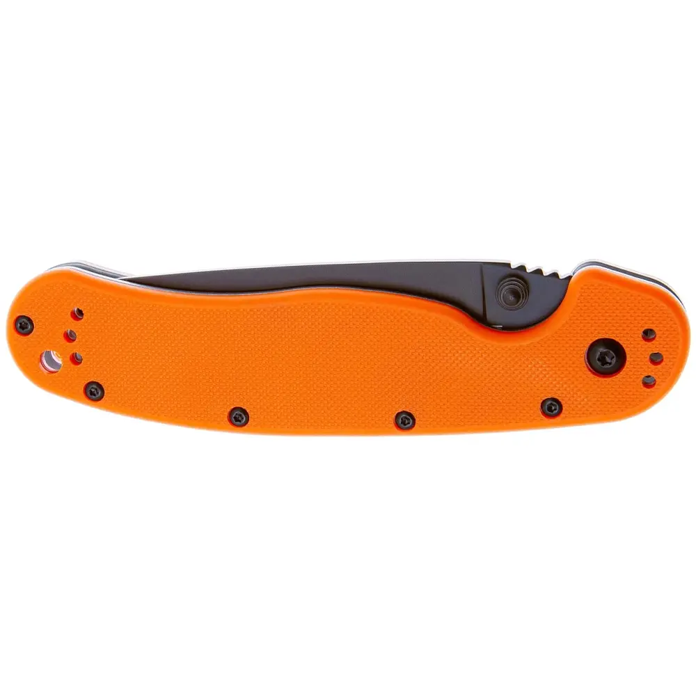 Нож Ontario Knife RAT I AUS-8 BB Orange - фото 3