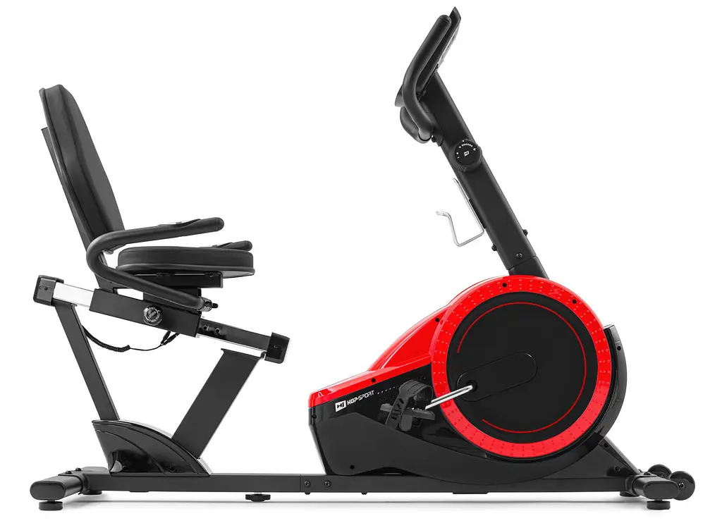 Горизонтальний велотренажер Hop-Sport HS-060L Pulse червоний 2020 - фото 12