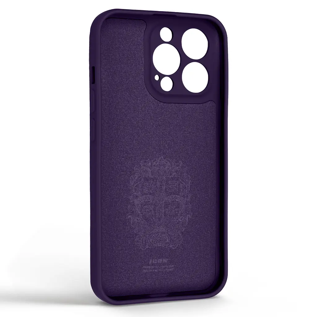 Силиконовый чехол для Apple iPhone 13 Pro, Icon Ring, фиолетовый, панель-накладка, с кольцом-подставкой на 360°, противоударный, возможность использования магнитных держателей, ArmorStandart (ARM68668) - фото 2