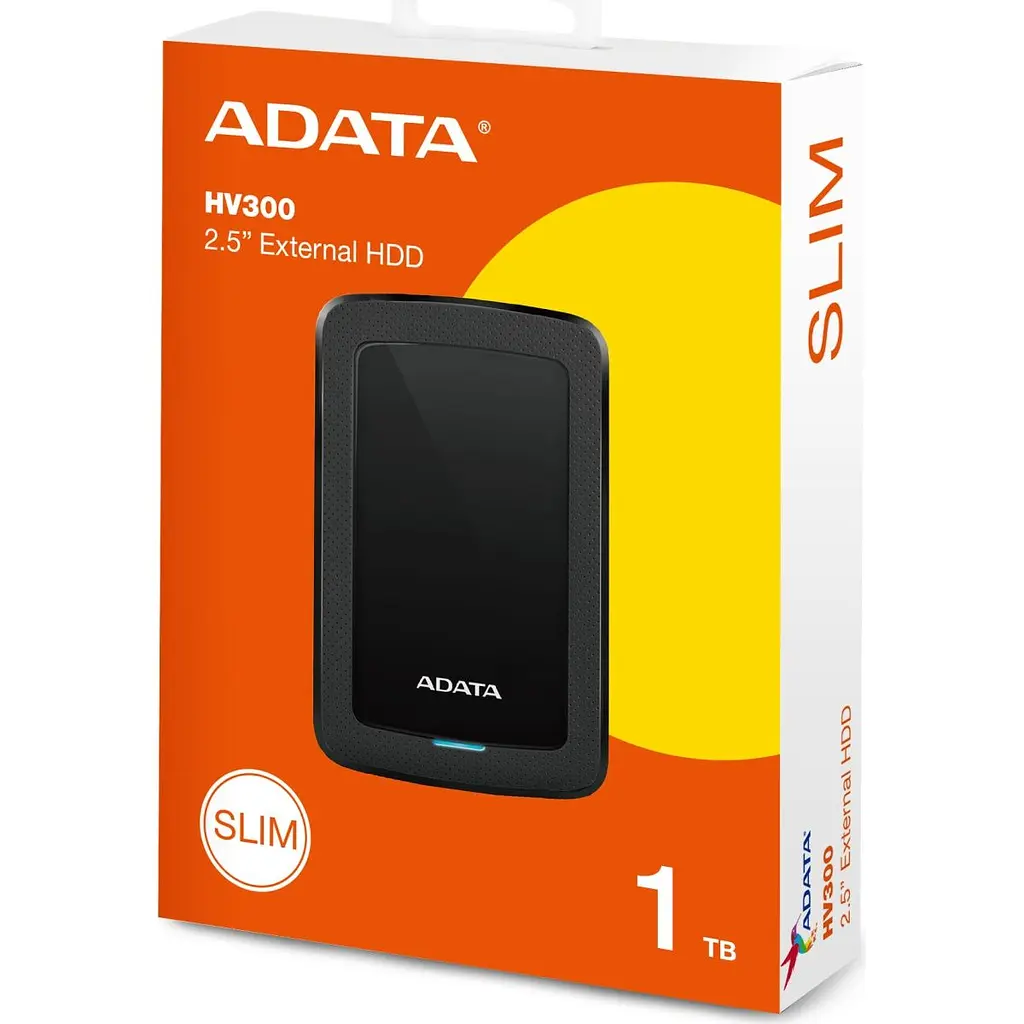 Зовнішній жорсткий диск ADATA DashDrive Durable HV300 1TB Black (AHV300-1TU31-CBK) [118123] - фото 7