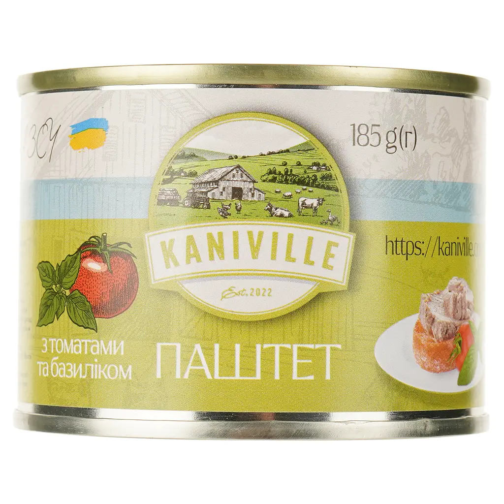 Паштет Kaniville с томатами и базиликом 185 г - фото 2