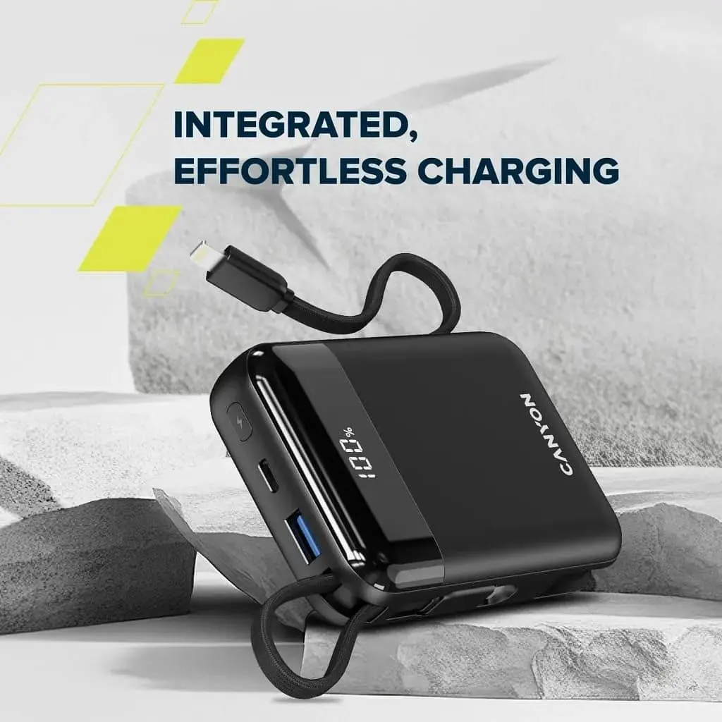 Павербанк Canyon OnPower Black 10 000 mAh / 15 Вт (CNS-CPB104B) - фото 5