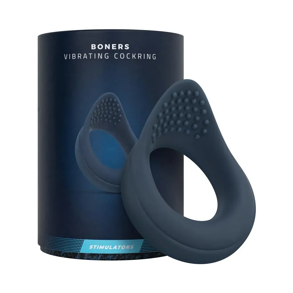 Ерекційне кільце Boners Vibrating Cock Ring with Perineum Stimulation - фото 10