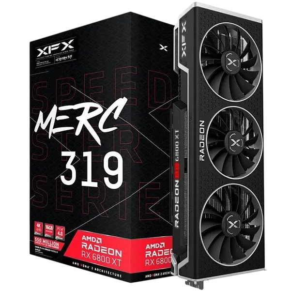 Відеокарта AMD Radeon RX 6800 XT 16GB XFX Speedster MERC 319 (RX-68XTALFD9) Б/В - фото 4