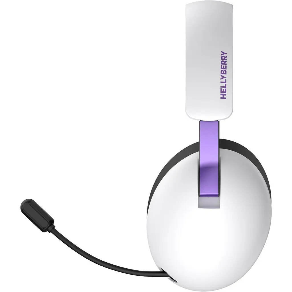 Навушники Bluetooth Stereo HATOR Hellyberry HH30 Wireless White/Violet UA - фото 4