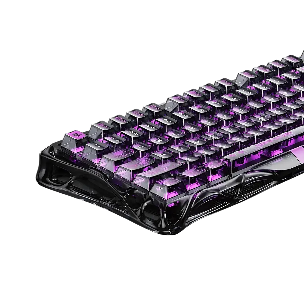 Клавіатура GravaStar Mercury V75 lite HE Transparent Black (GS-M-V75LITE-TB) - фото 2