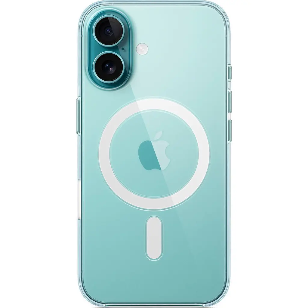 Чохол Clear Case with MagSafe для Apple iPhone 16 Plus Transparent AA [115335] - фото 6