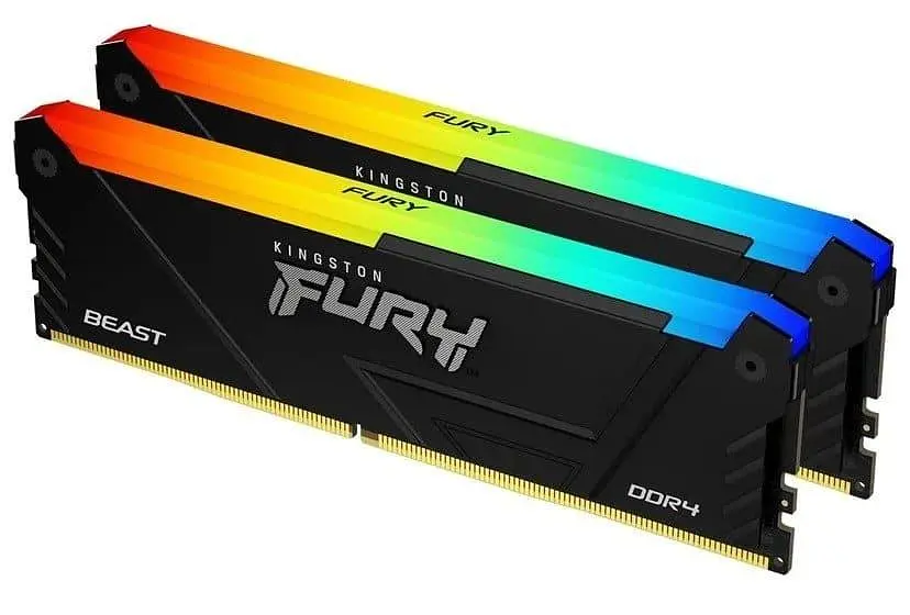 Модуль пам'яті Kingston Fury DDR4 32GB (2x16) Kingston 3200MHz FURY Beast RGB (KF432C16BB12AK2/32) - фото 2
