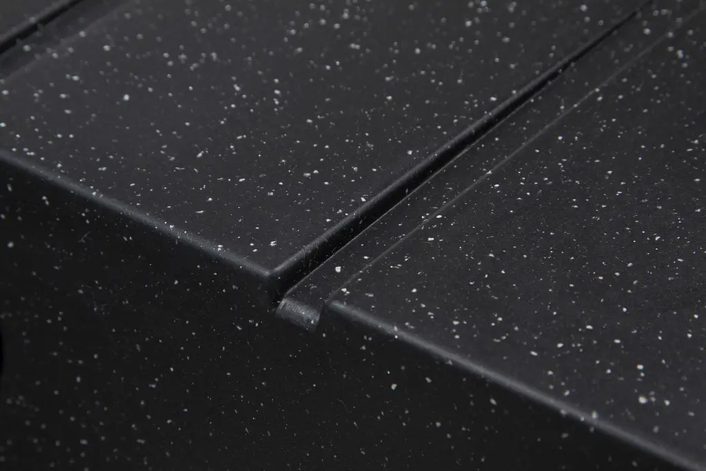 Каменная мойка Ventolux Silvia Space Black 620x500x200 мм - фото 8