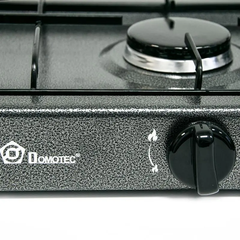 Газова плита таганок настольна Domotec MS-6602 2 конфорки Серий - фото 4