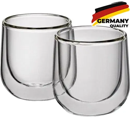 Набір склянок з подвійними стінками Kela Fontana для еспресо 60 мл 2 шт. (00000021299) - фото 2