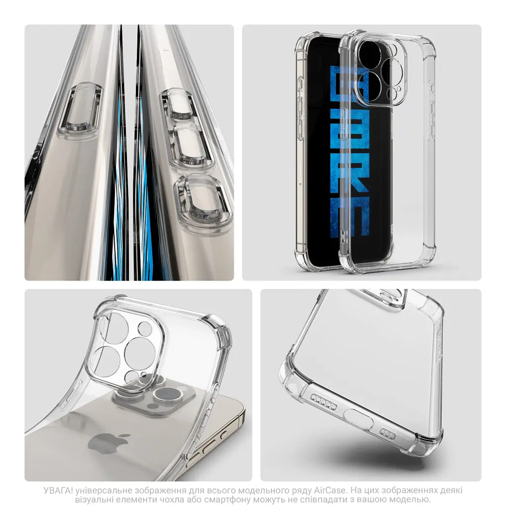 Чохол до мобільного телефона Armorstandart Air Force Xiaomi Poco F7 Clear (ARM80346) - фото 4