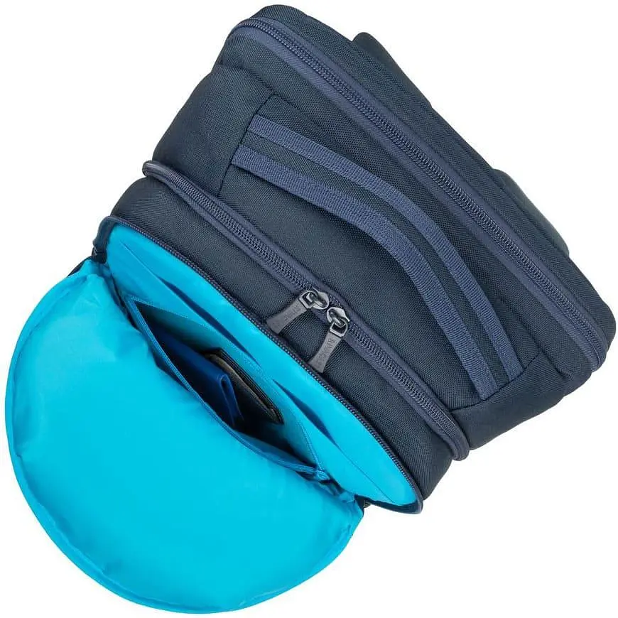Рюкзак для ноутбука Rivacase 15.6" 7764 (Dark Blue), тино-синій (7764 (Dark Blue)) - фото 6