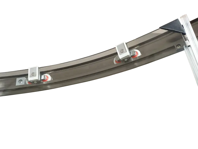 Душова кабіна без піддону Koer SR SC04-90x90x195-TR-07 прозоре скло Easy Clean 5 мм, graphite KR5362, Універсальна, прозорий, графіт - фото 3