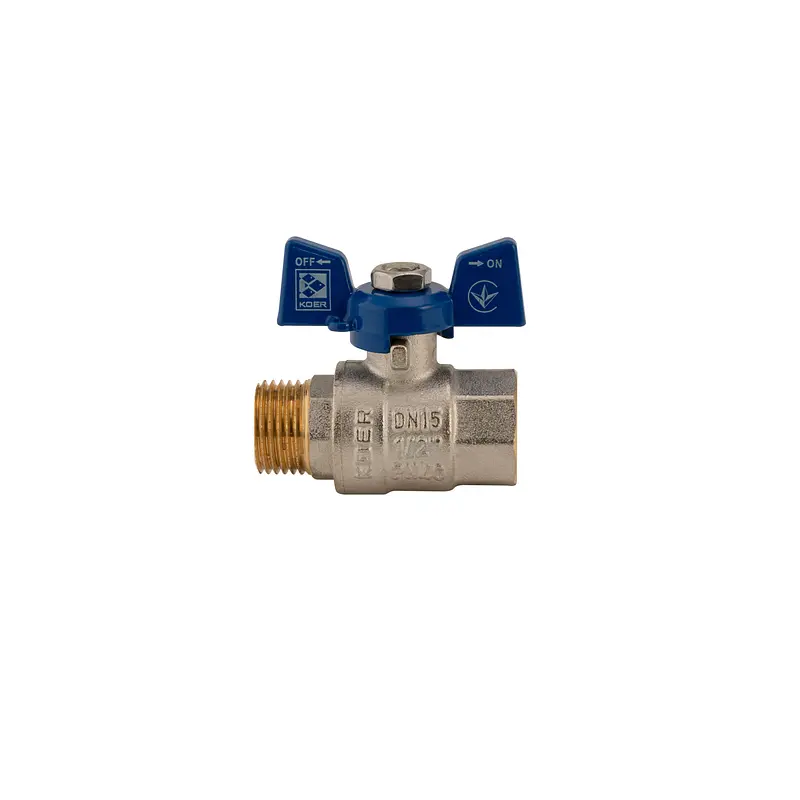 Кран кульовий Koer 1/2" ГШМ (KR.218.B) синій KR2722 - фото 4