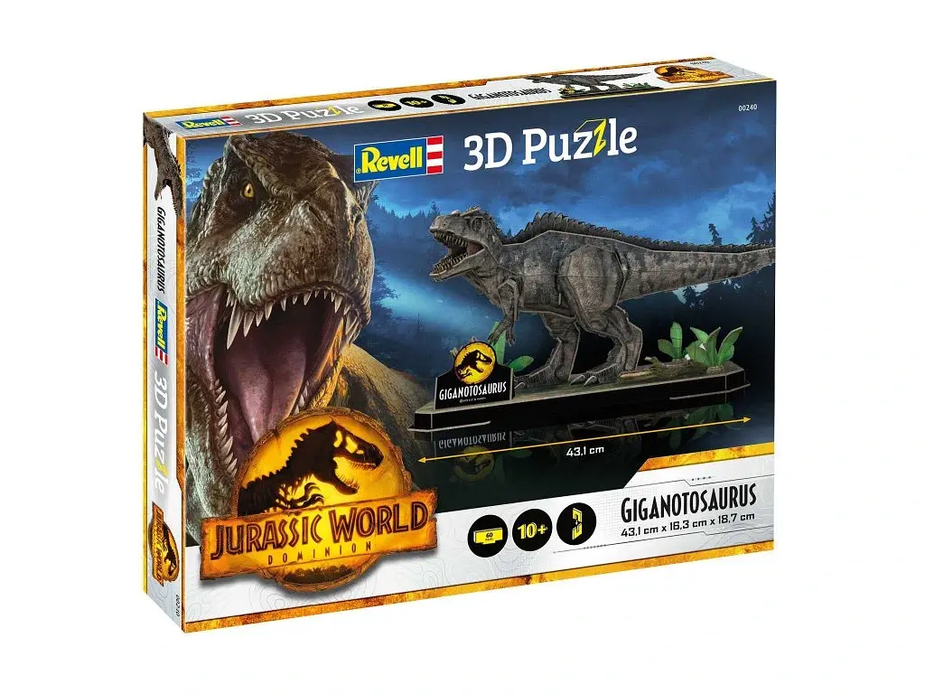 3D пазл Гигантозавр - Парк Юрского периода Jurassic World Dominion Revell 00240 - фото 2
