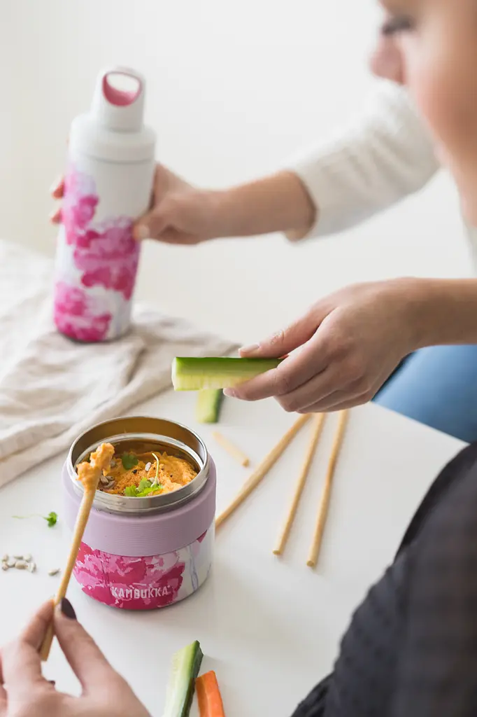 Термоконтейнер для їжі Kambukka Bora Pink Blossom, 400 мл, рожевий (11-06003) - фото 11