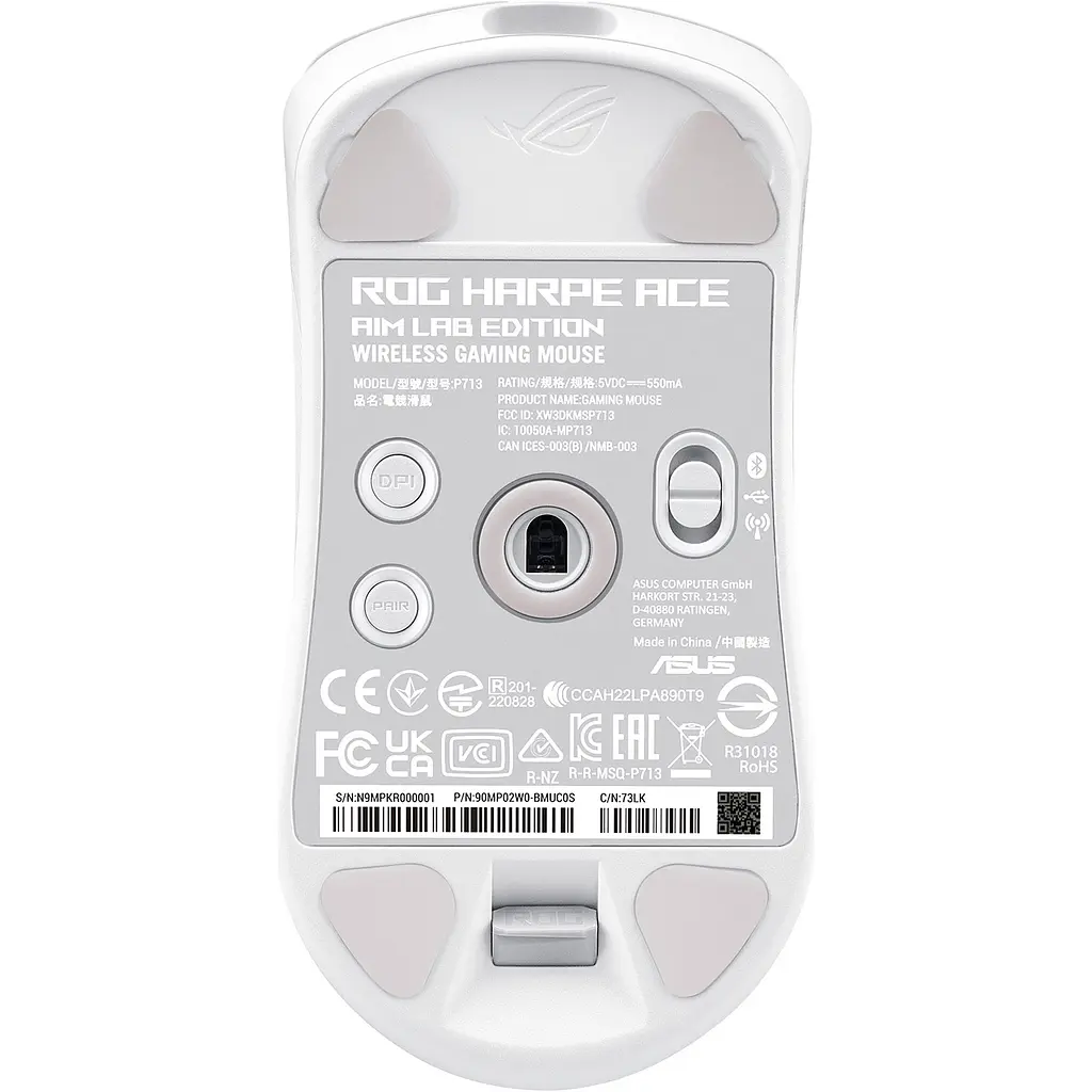 Миша Asus ROG Harpe Ace Aim Lab Edition White (90MP02W0-BMUA10) [96115] - фото 8