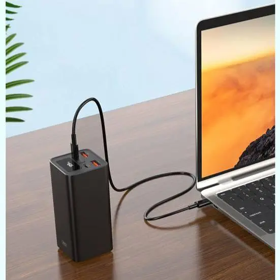Наружный аккумулятор для ноутбуков XO PB97 65w 20000 mah черный - фото 3