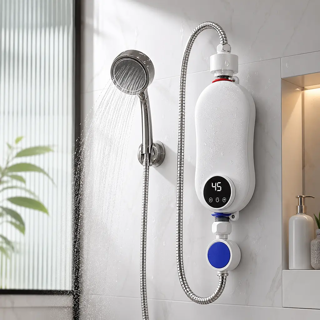 Проточний водонагрівач с душем Electric water heater RYK-007/212 - фото 3
