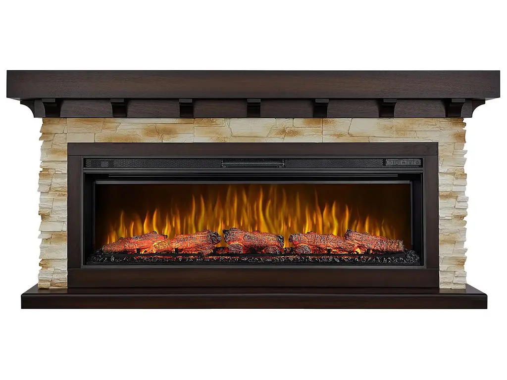 Камінокомплект ArtiFlame LUDWIG AF50 Махагон коричневий антік - фото 2