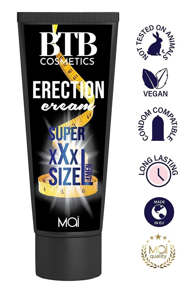 Крем для эрекции и увеличения члена BTB XXL Cream (100 мл) - фото 2