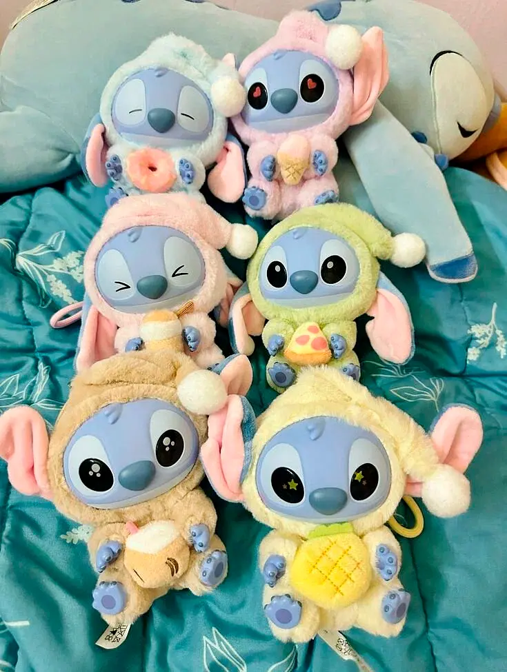 Стіч сюрприз брелок в коробке Labubu Stitch15 см м’який плюшевий (6931604349094) - фото 6
