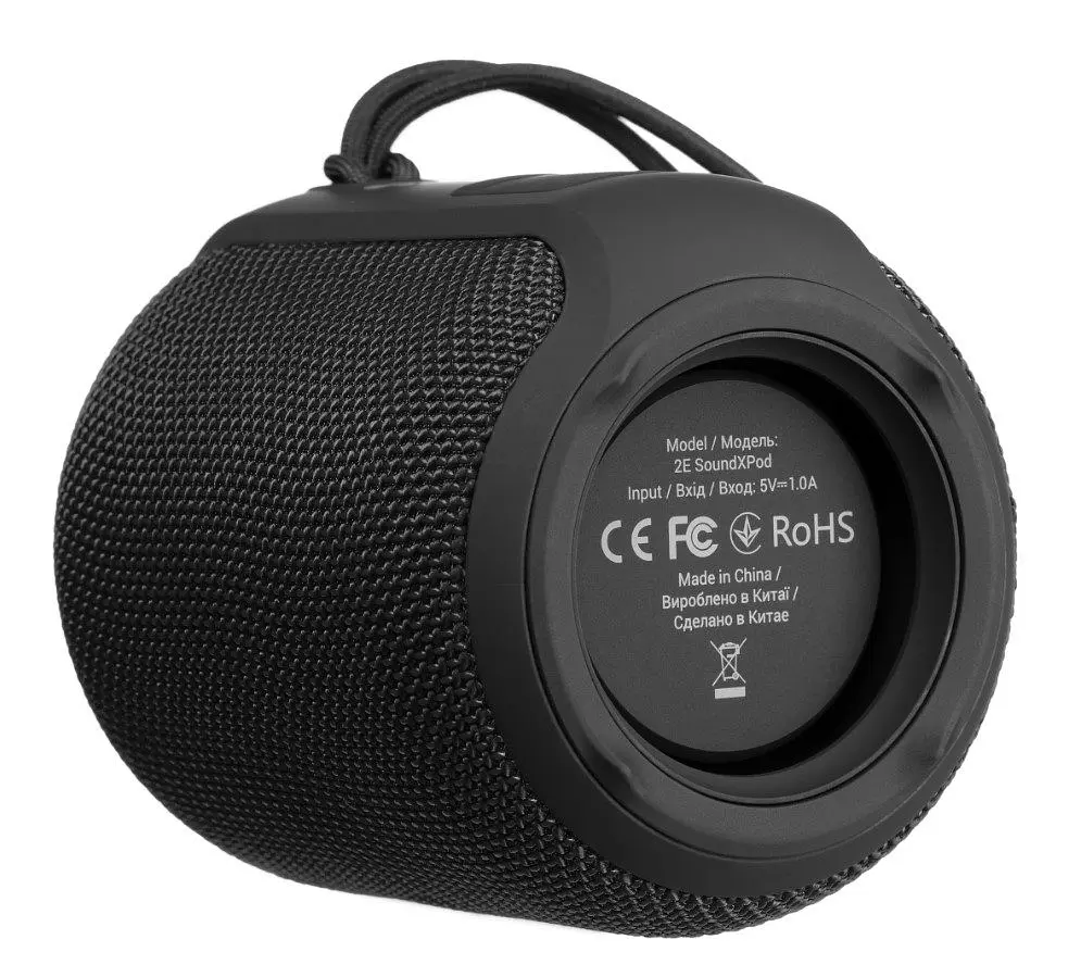 Портативная колонка 2E SoundXPod Bluetooth TWS Waterproof Black - фото 2