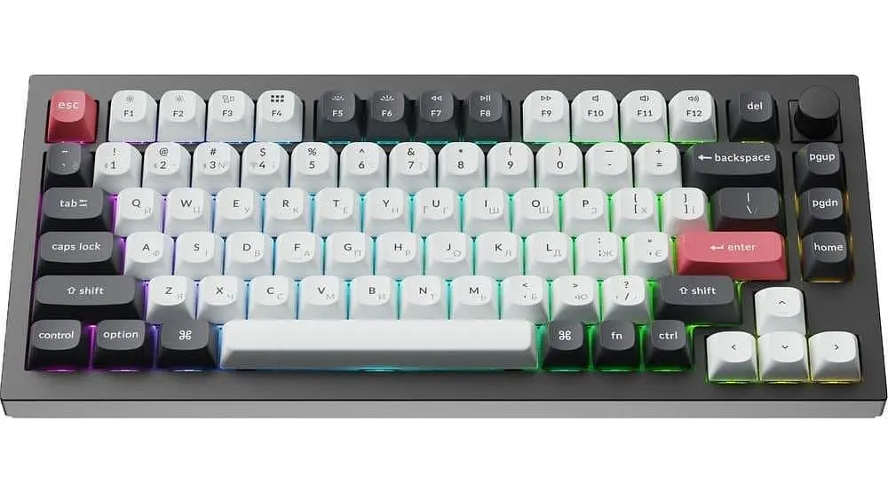 Клавіатура Keychron Q1 HE Magnetic Switch Black RGB (Q1H-M1-UA) - фото 2