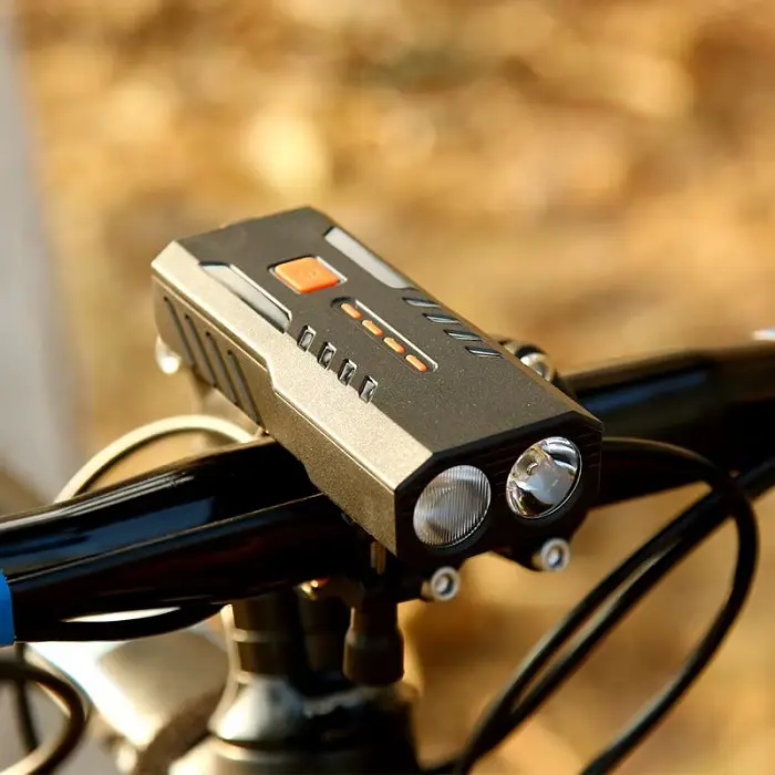 Велофара BC25S 350LM індикація заряду Power Bank Li-Ion аккумулятор - фото 3