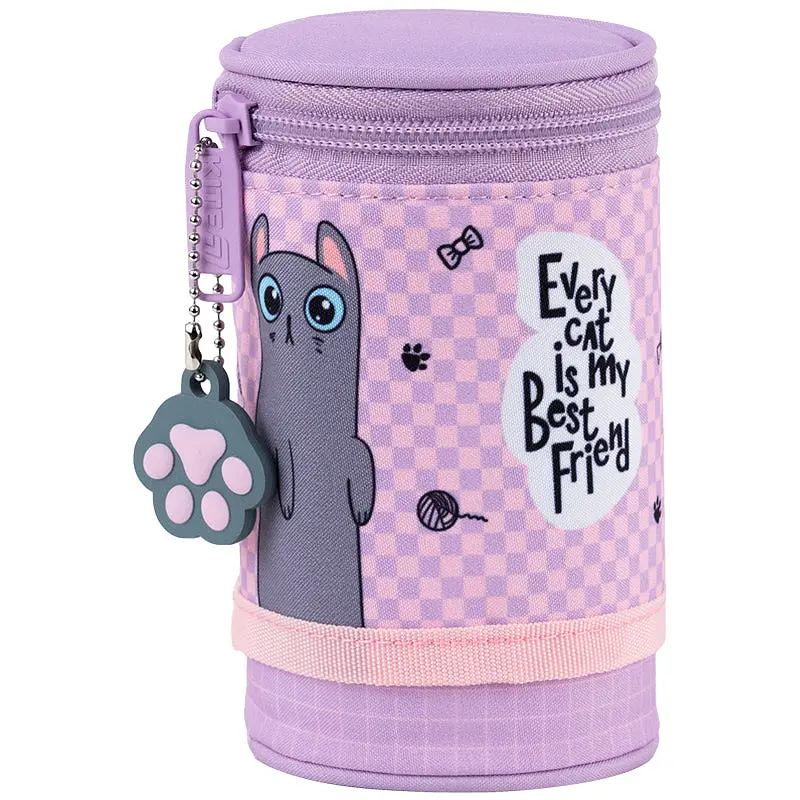 Пенал Kite Lazy Cats фіолетовий (K25-684-3) - фото 6