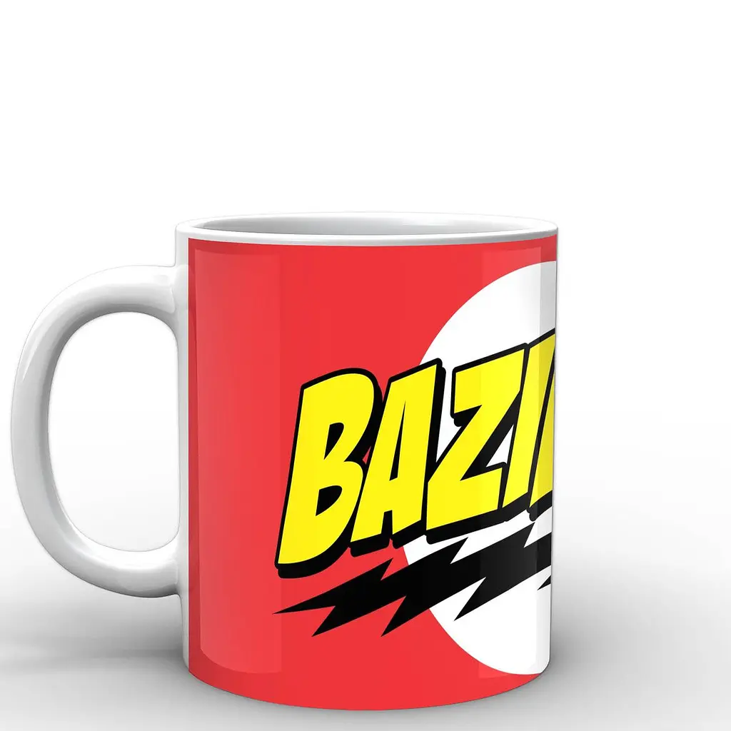 Кухоль GeekLand Теорія великого вибуху The Big Bang Theory Bazinga BB.002.03 330 мл білий - фото 2