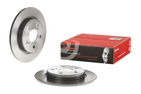 Диск гальмівний невентильований Toyota Auris, Corolla 06-21р Brembo (08.A912.11) - фото 2