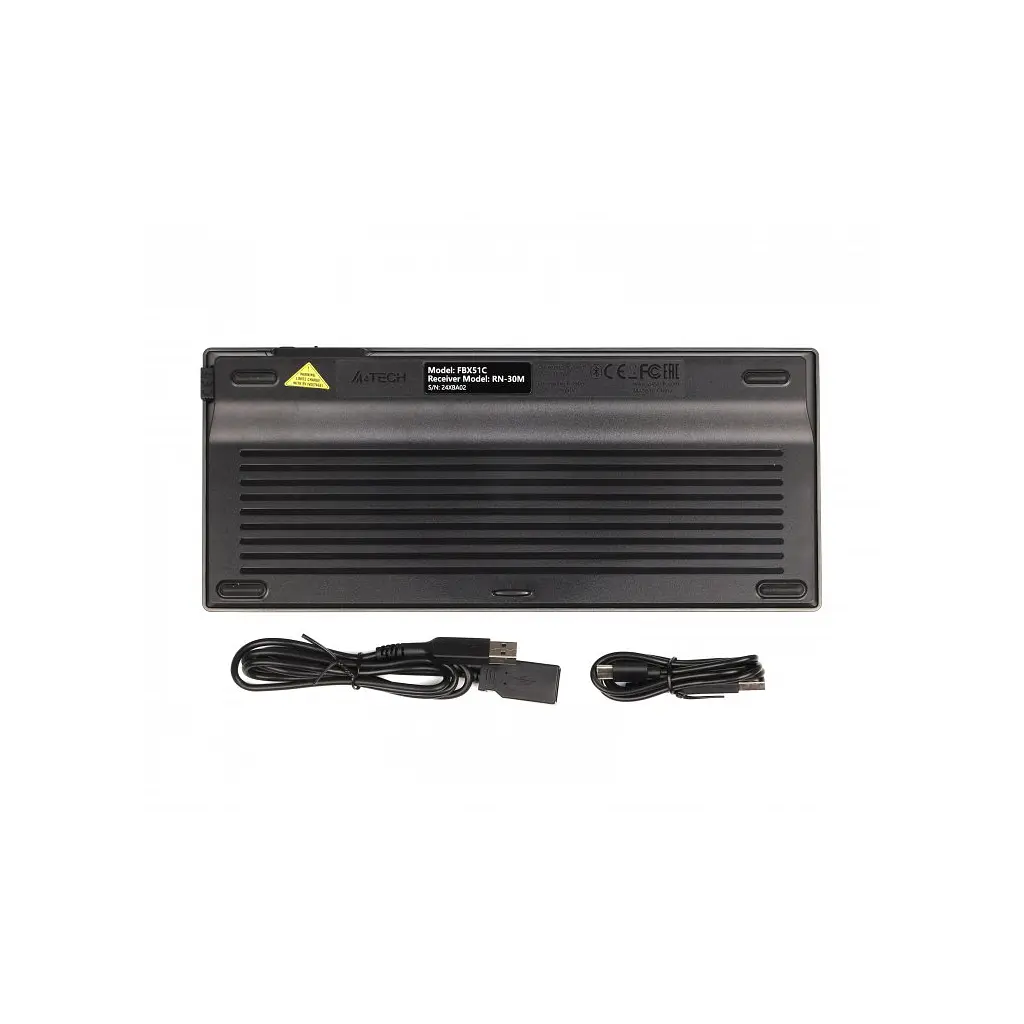 Клавіатура A4Tech FBX51C Wireless/Bluetooth Grey (4711421969765) - фото 7